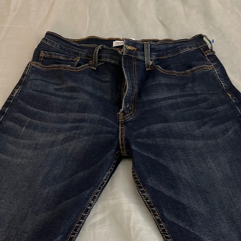 Ladies Signature Levi’s S37 Slim 34x32 Dark Blue